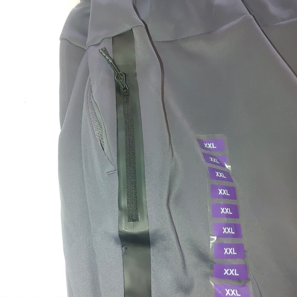 Tech Knit Pant Jogger Mens XXL Pockets Moisture Wicking Zipper Hem Member's Mark - Picture 2 of 5